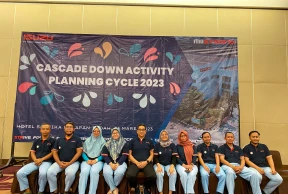 Cascade Down Activity Planning Cycle 2023 di Hotel Santika Harapan Indah